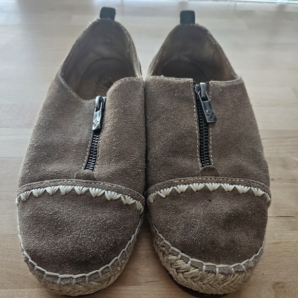 Patricia Nash Suede Espadrilles EVA Taupe Suede Sz 8.5 - Picture 2 of 9